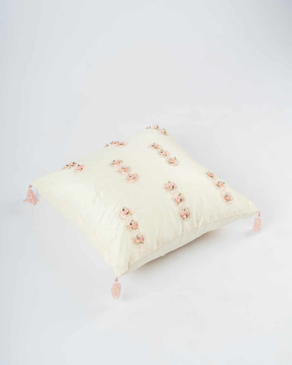 Ivory Bloom Cushion Cover
