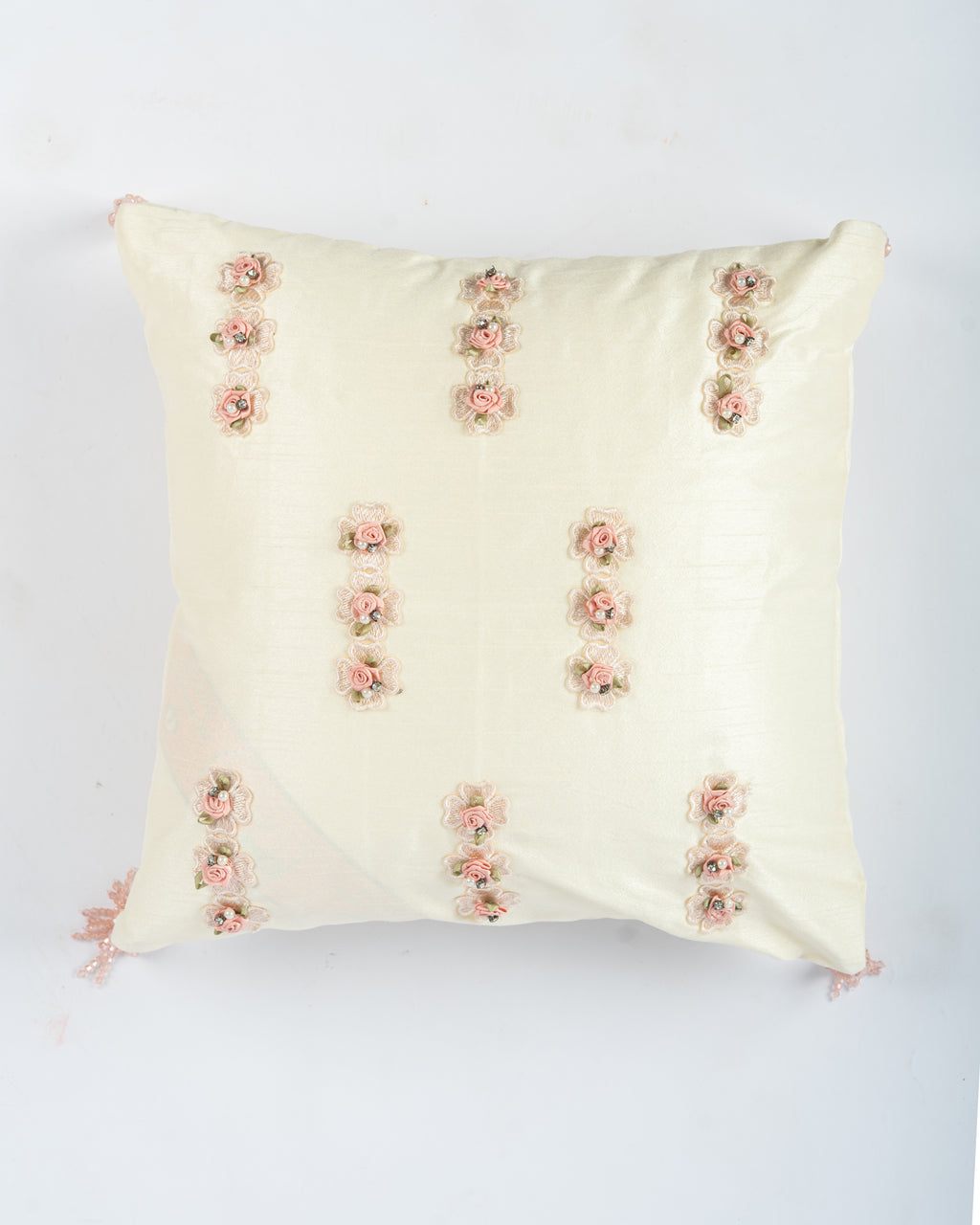 Ivory Bloom Cushion Cover