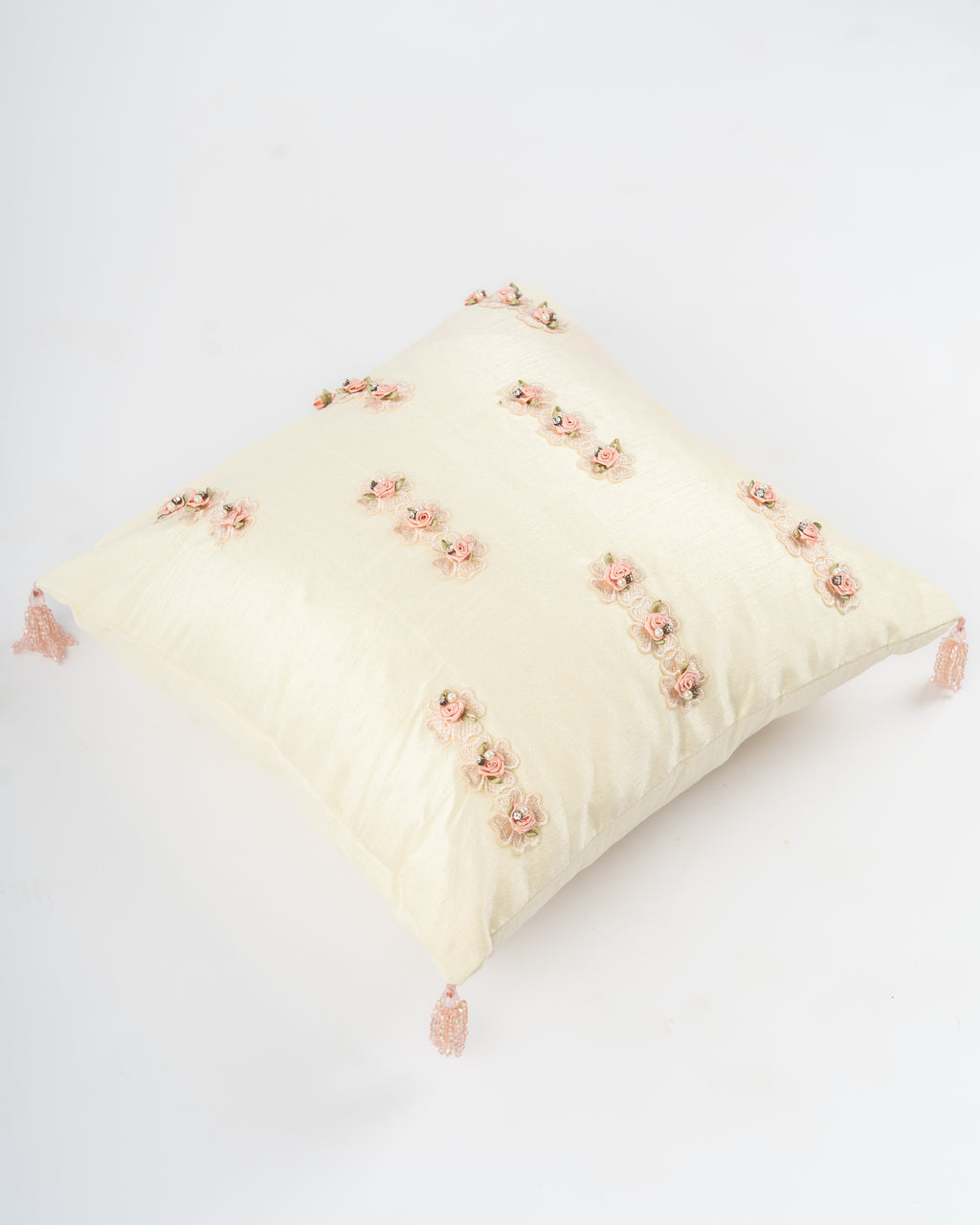 Ivory Bloom Cushion Cover