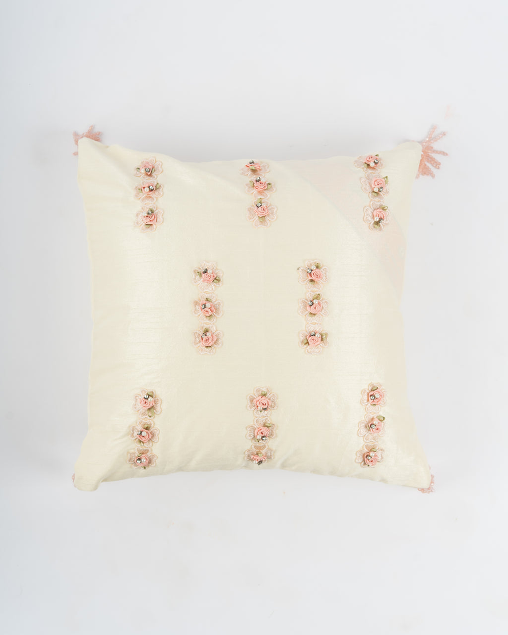 Ivory Bloom Cushion Cover