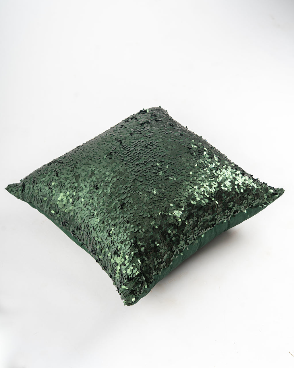 Emerald Sequin Cushion Cover