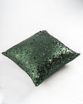 Emerald Sequin Cushion Cover