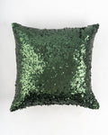 Emerald Sequin Cushion Cover