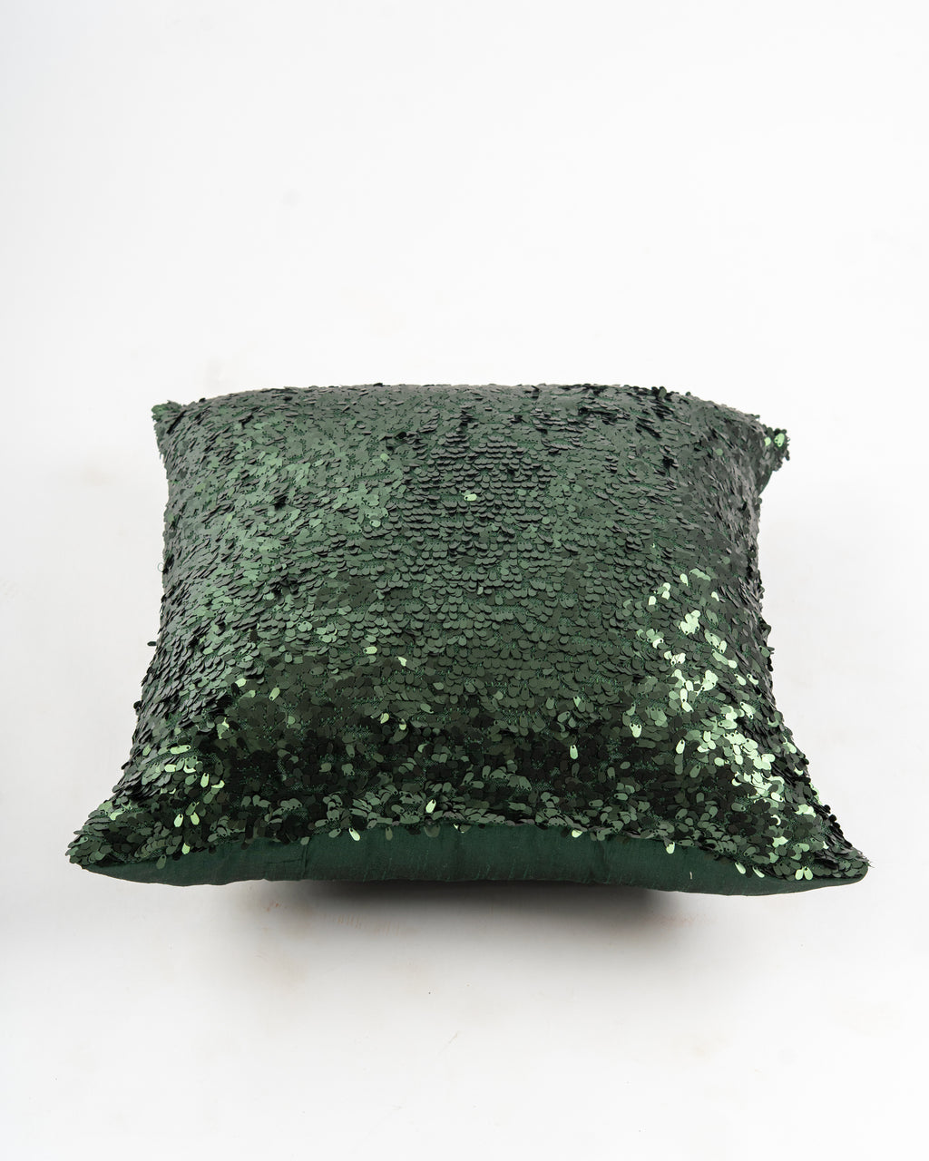 Emerald Sequin Cushion Cover