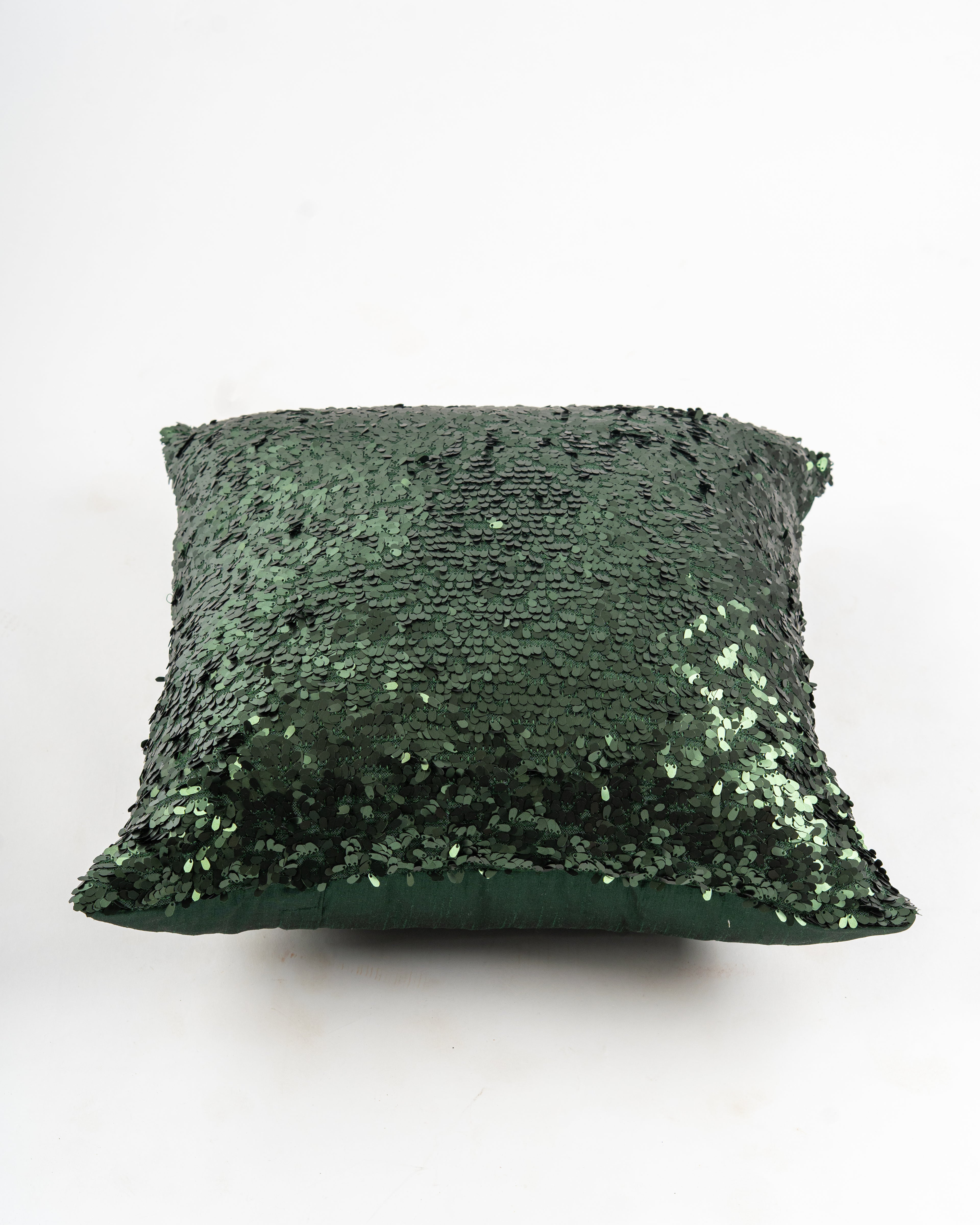 Emerald Sequin Cushion Cover