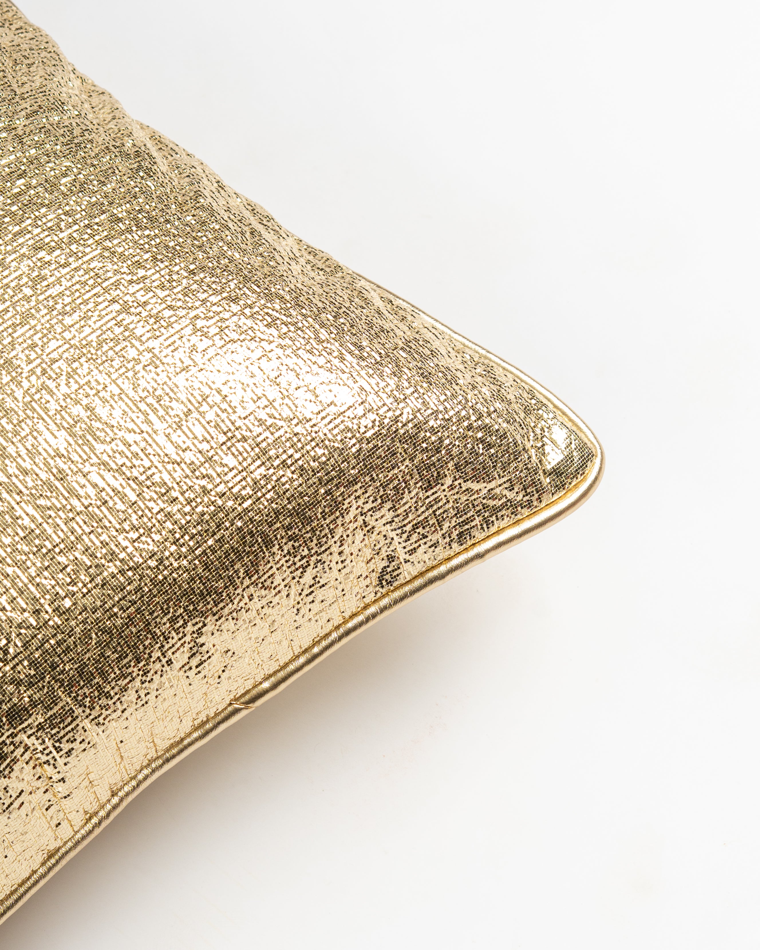 Gold Metallic Cushion Cover
