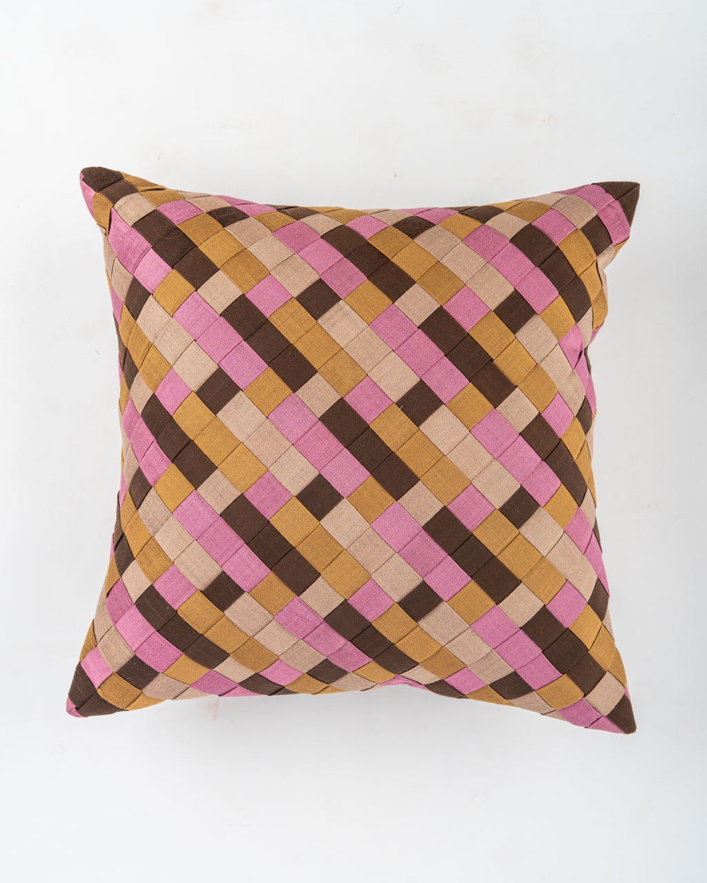 Woven Patchwork Cushion Cover