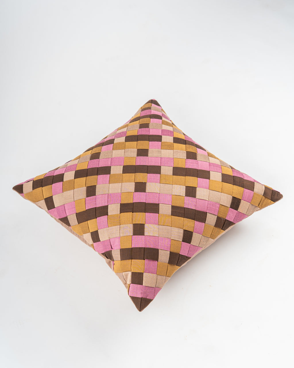Woven Patchwork Cushion Cover