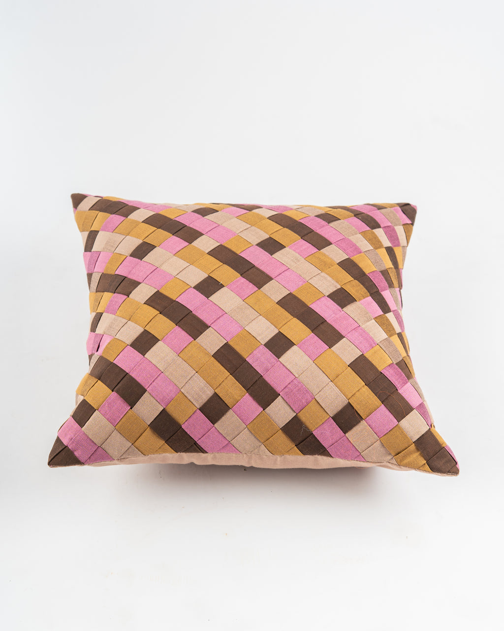 Woven Patchwork Cushion Cover