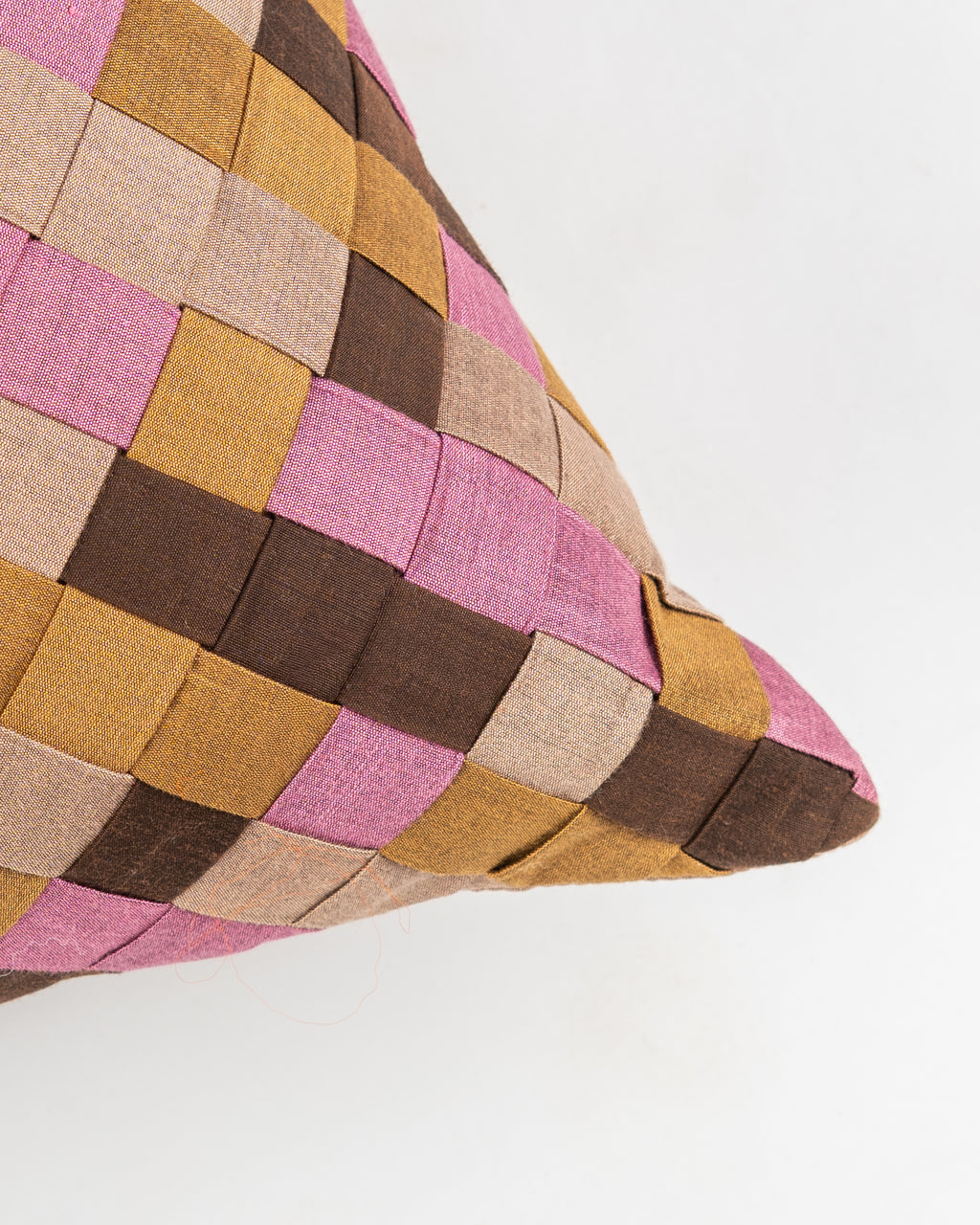 Woven Patchwork Cushion Cover