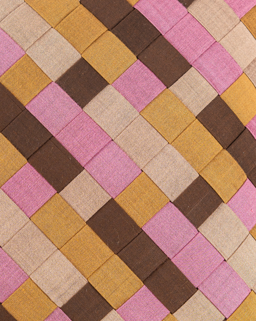 Woven Patchwork Cushion Cover