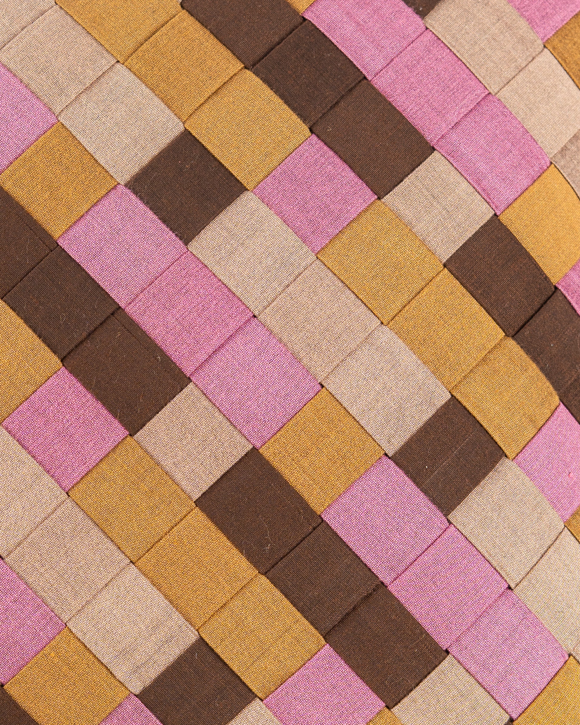 Woven Patchwork Cushion Cover