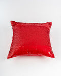 Scarlet Sequin Cushion Cover