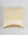 Cream Lace Velvet Cushion Cover