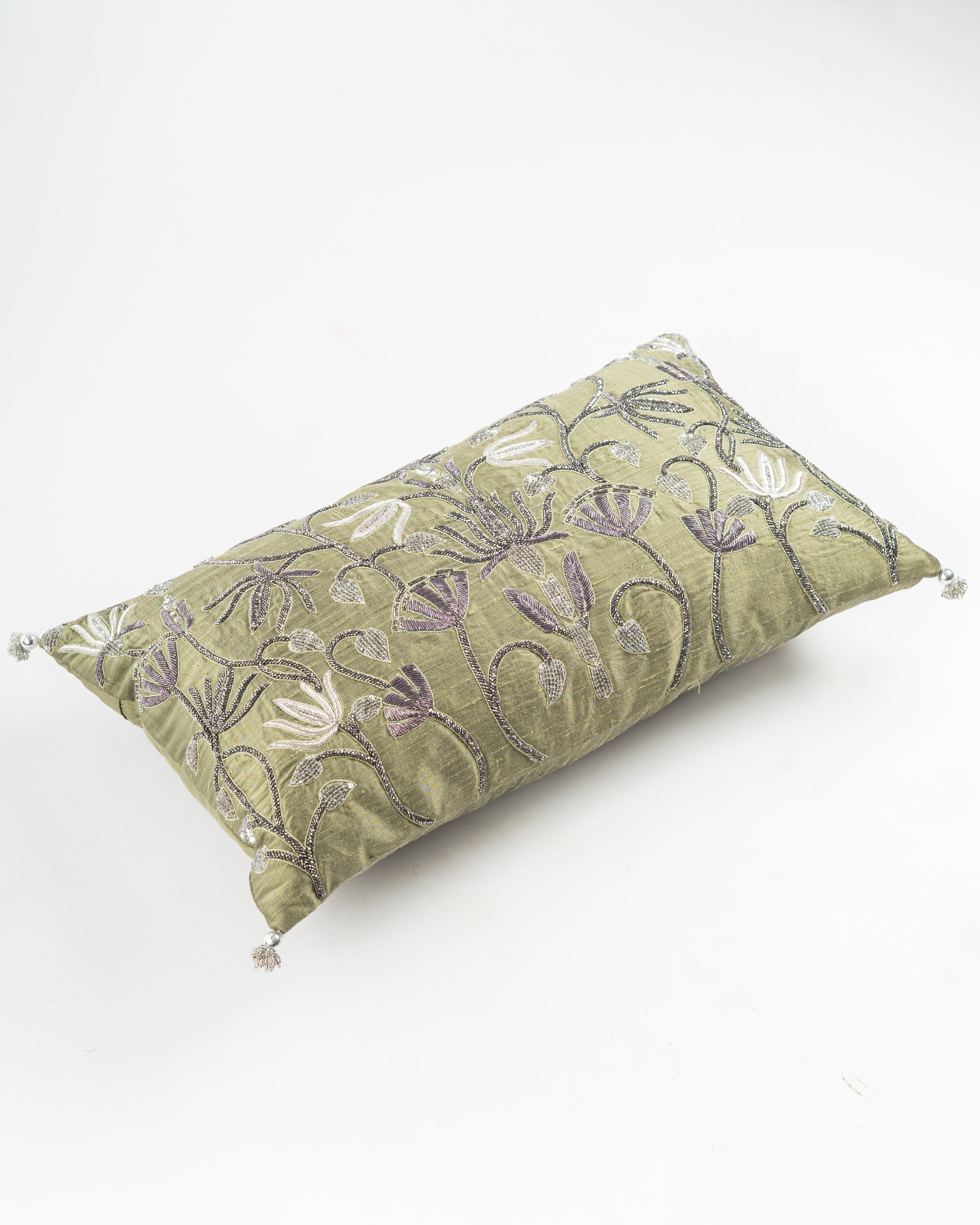 Sage Garden Lumbar Cushion Cover