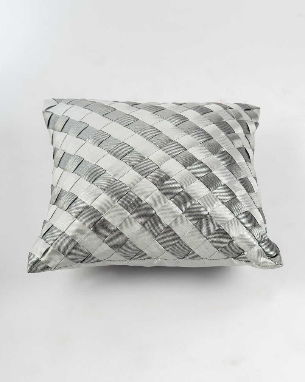 Silver Weave Cushion Cover