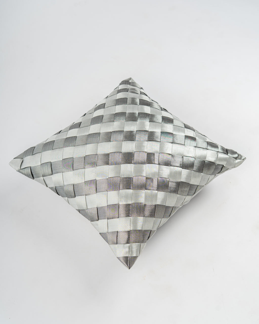 Silver Weave Cushion Cover