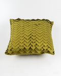 Olive Chevron Cushion Cover