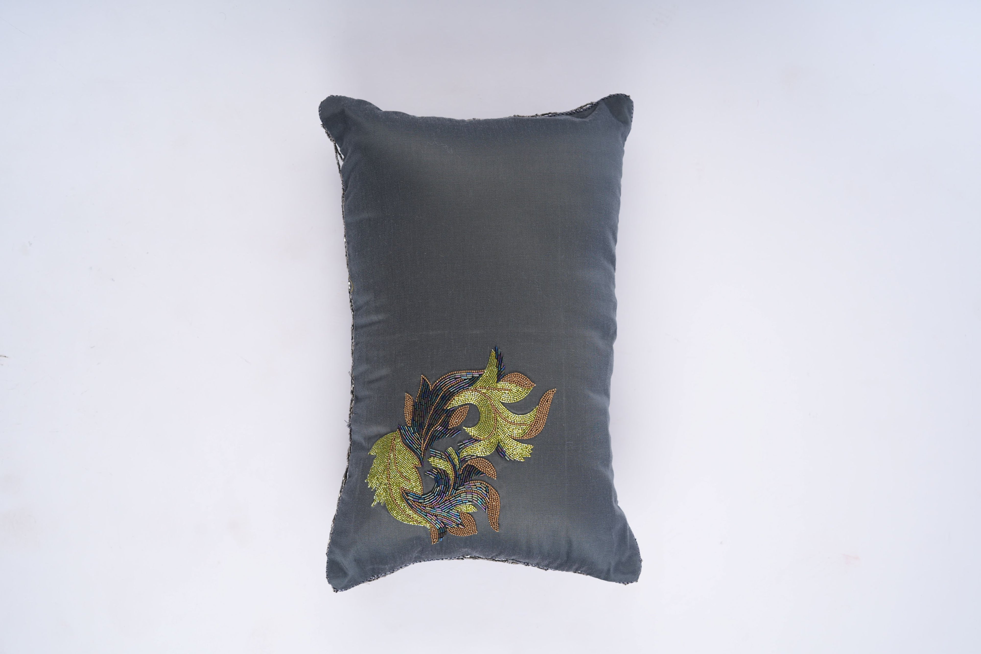 Midnight Bloom Lumbar Cushion Cover