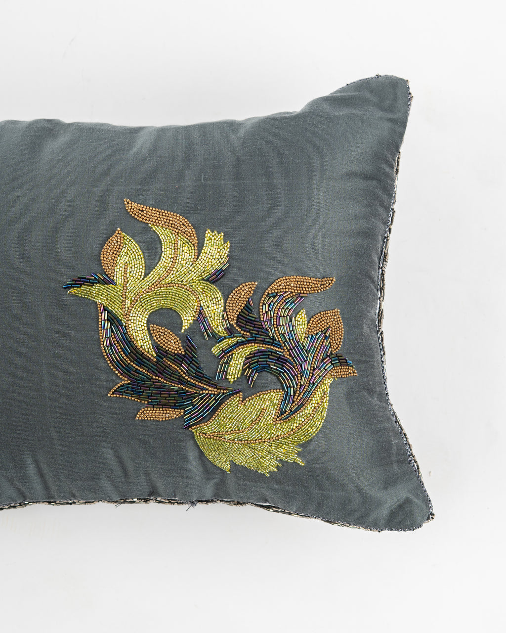 Midnight Bloom Lumbar Cushion Cover