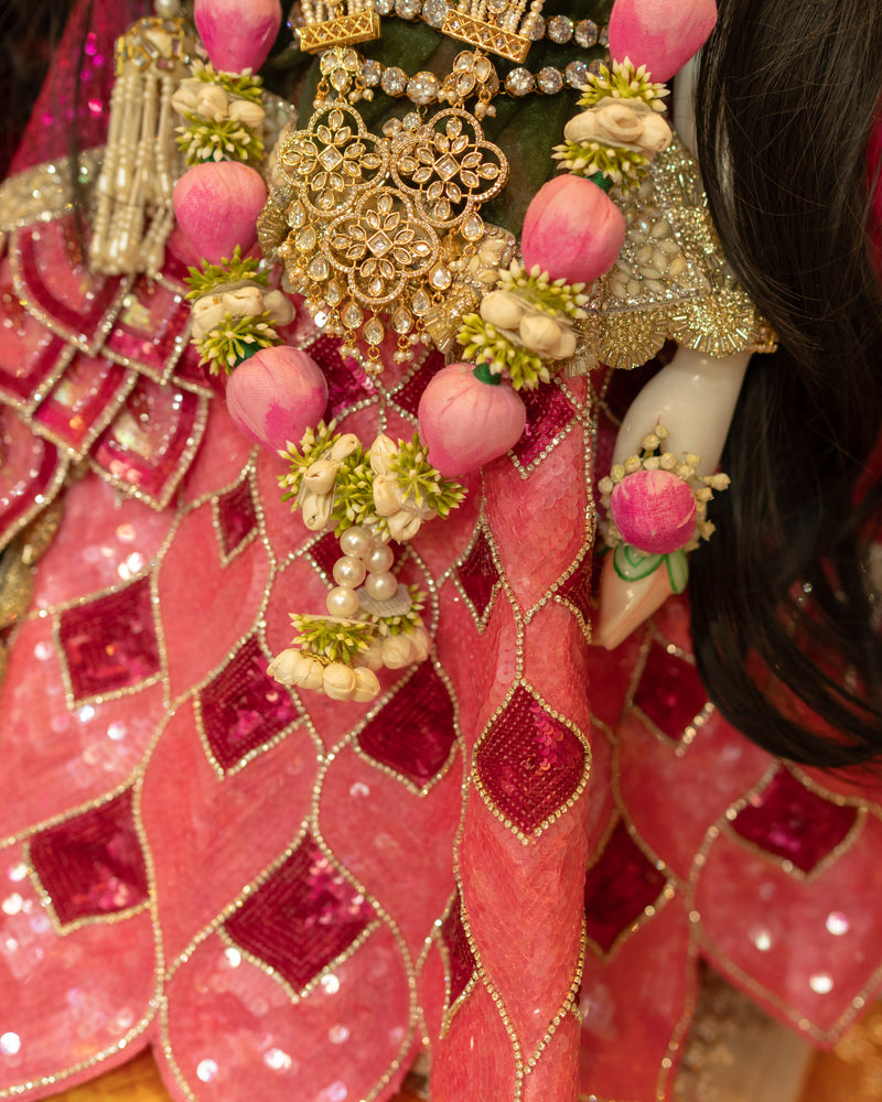 The Lotus Sanctum — A Mandir in Mustard & Mirror