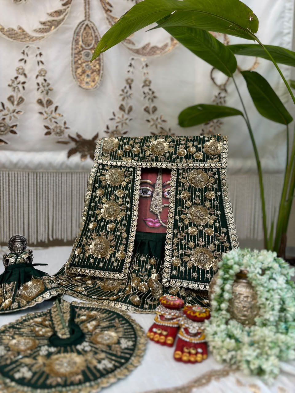 The Golden Veena — Ganesh Chaturthi Mandir Decor
