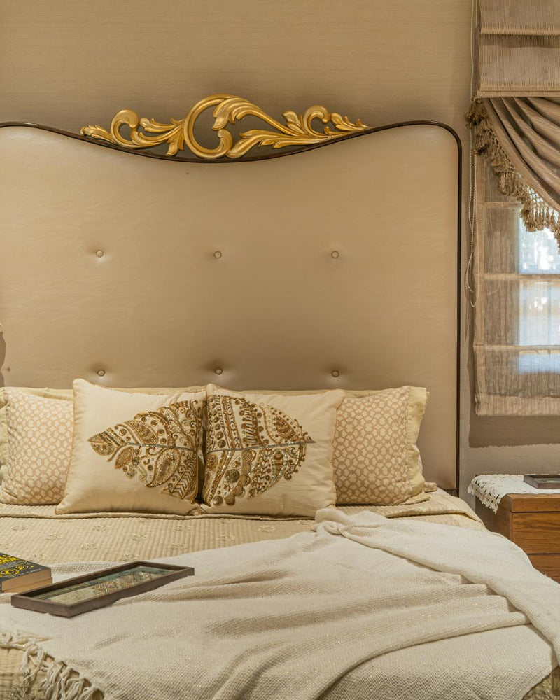 The Gilded Plume — Luxury Artisan Bedroom Makeover
