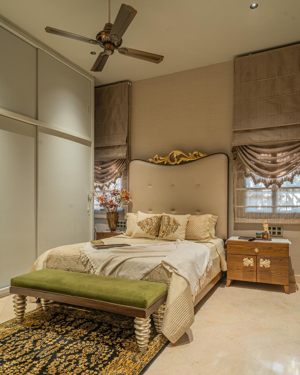 The Gilded Plume — Luxury Artisan Bedroom Makeover