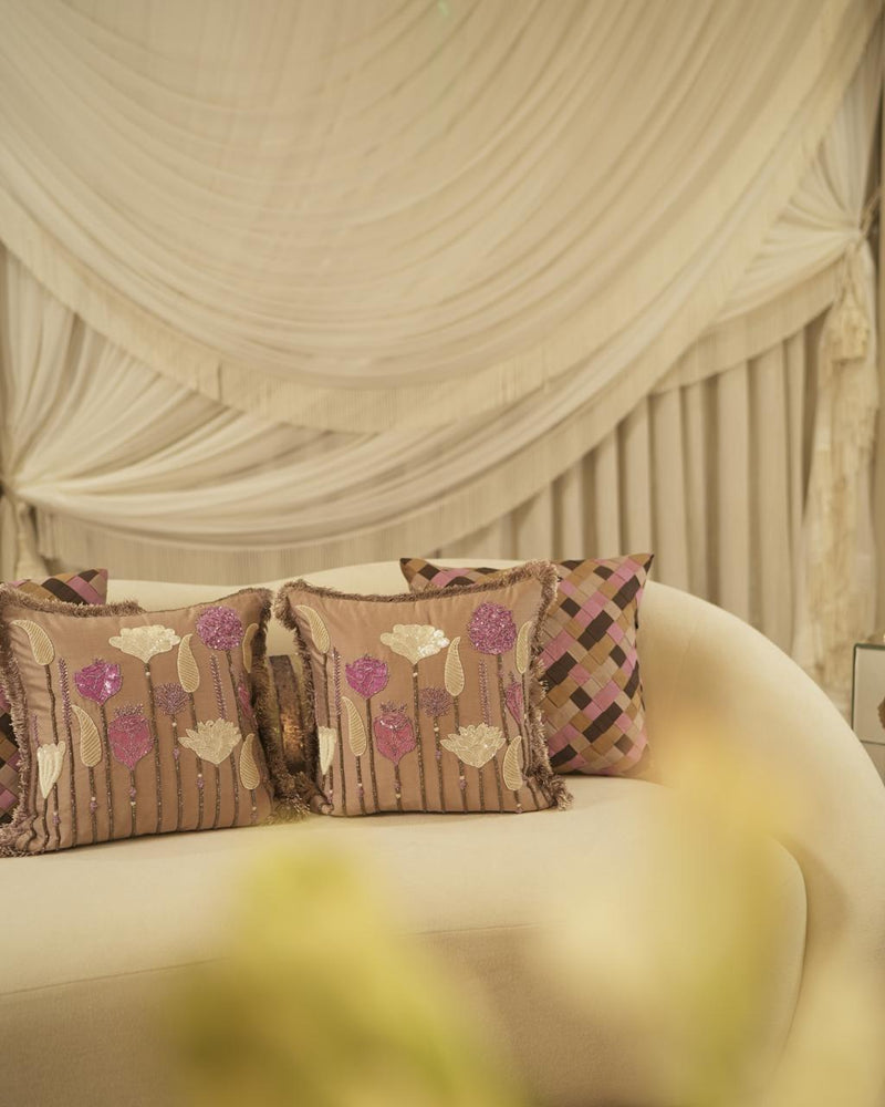 The Draped Wave — Sheer Fabric Wall Panel