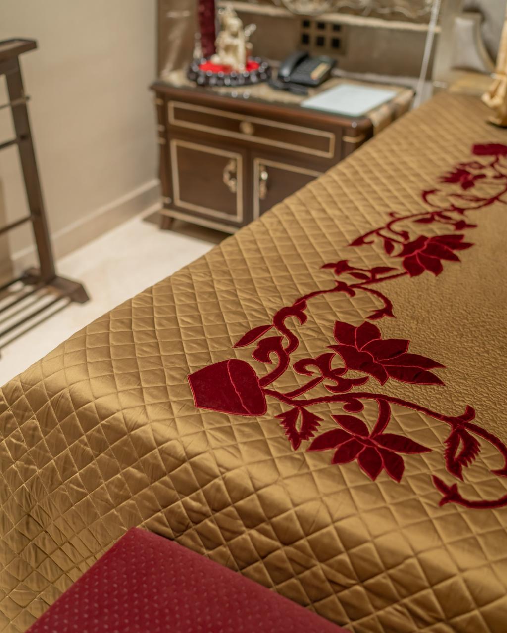 The Ruby Durbar — Luxury Mughal-Inspired Bedroom Makeover