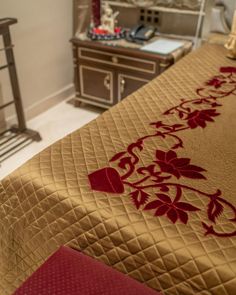 The Ruby Durbar — Luxury Mughal-Inspired Bedroom Makeover